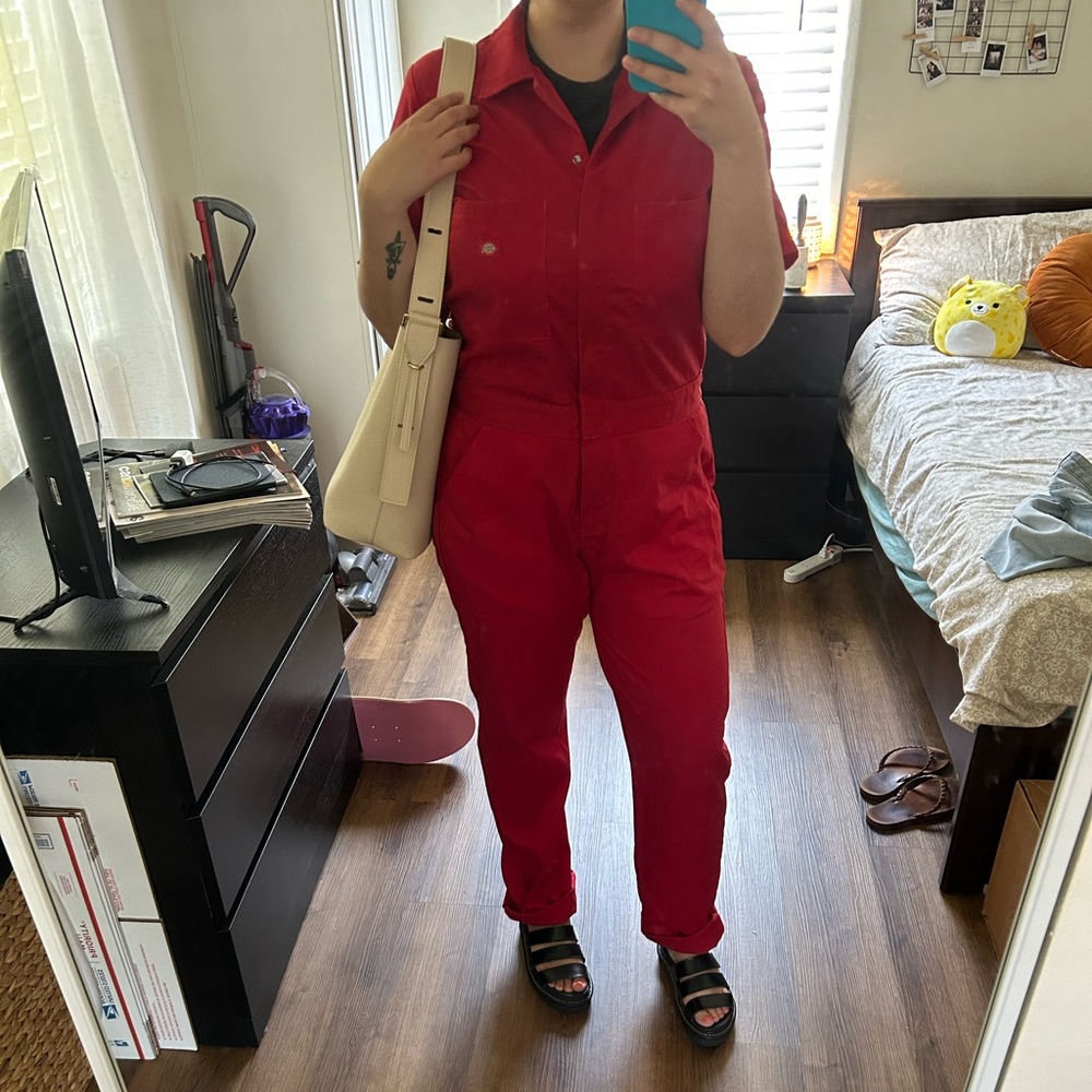 Dickies Red Coveralls
